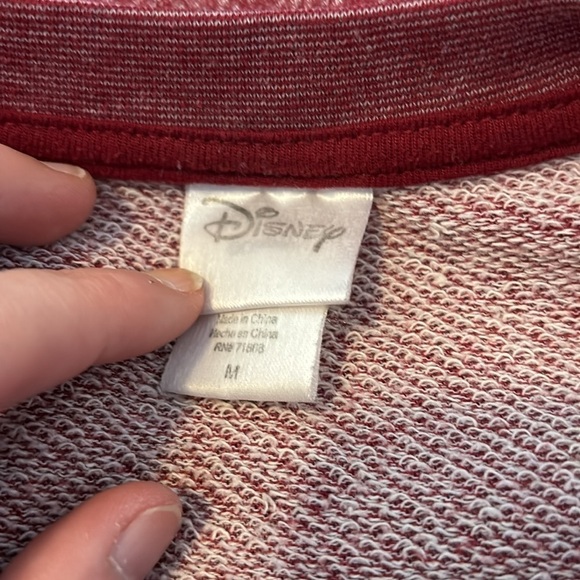 Disney women’s red and black crew neck sweater size medium - Picture 6 of 7